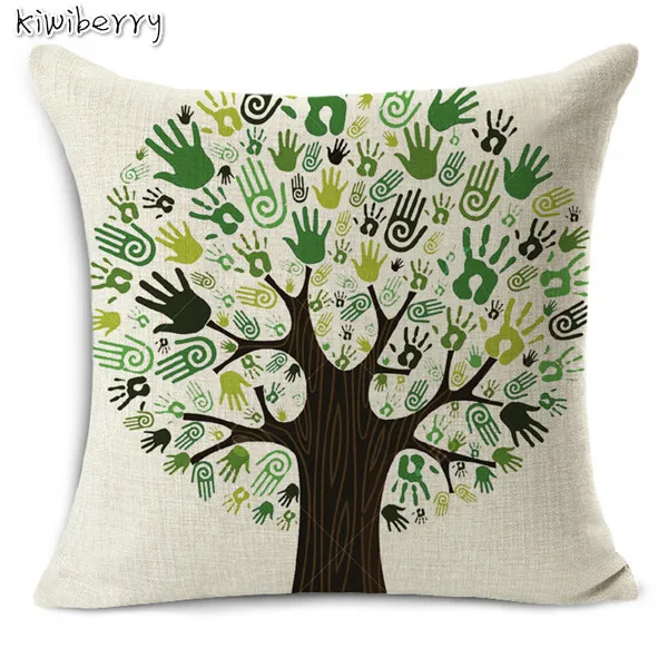 

Nordic Valentine Cushion Cover Green Plant Tropical Tree Throw Sequin Pillow Cover Home Decor Cojines Decorativos Para Sof