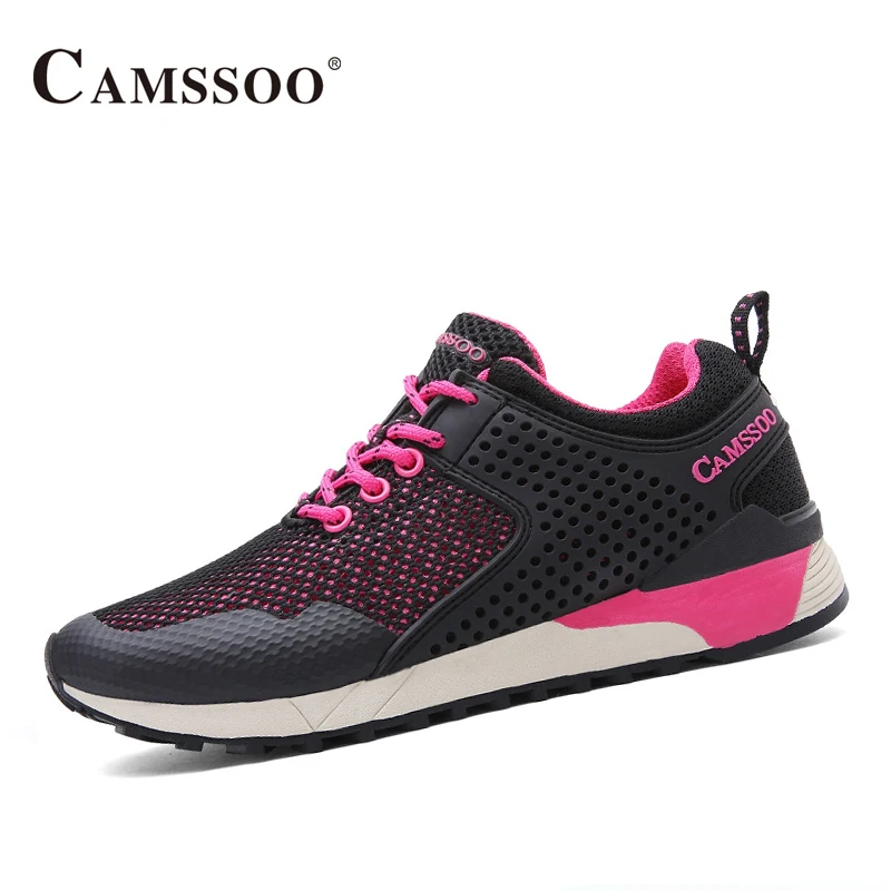 

Camssoo Sport Running Shoes Breathable New Women Sneakers Sports Shoes Light Brand Trail Shoes AA50199