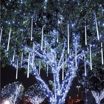 

Multi-color 30CM Meteor Shower Rain Tubes AC100-240V LED Christmas Lights Wedding Party Garden String Light Outdoor decoration