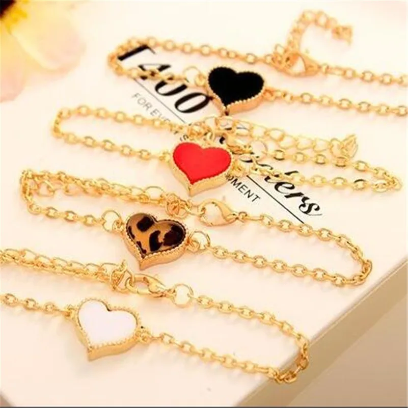 Trendy Heart Bracelets & Bangles For Women Girls Charm Bracelets Statement Jewelry Wedding Gift bracelet jewelry leather bracelets shell charm bracelets