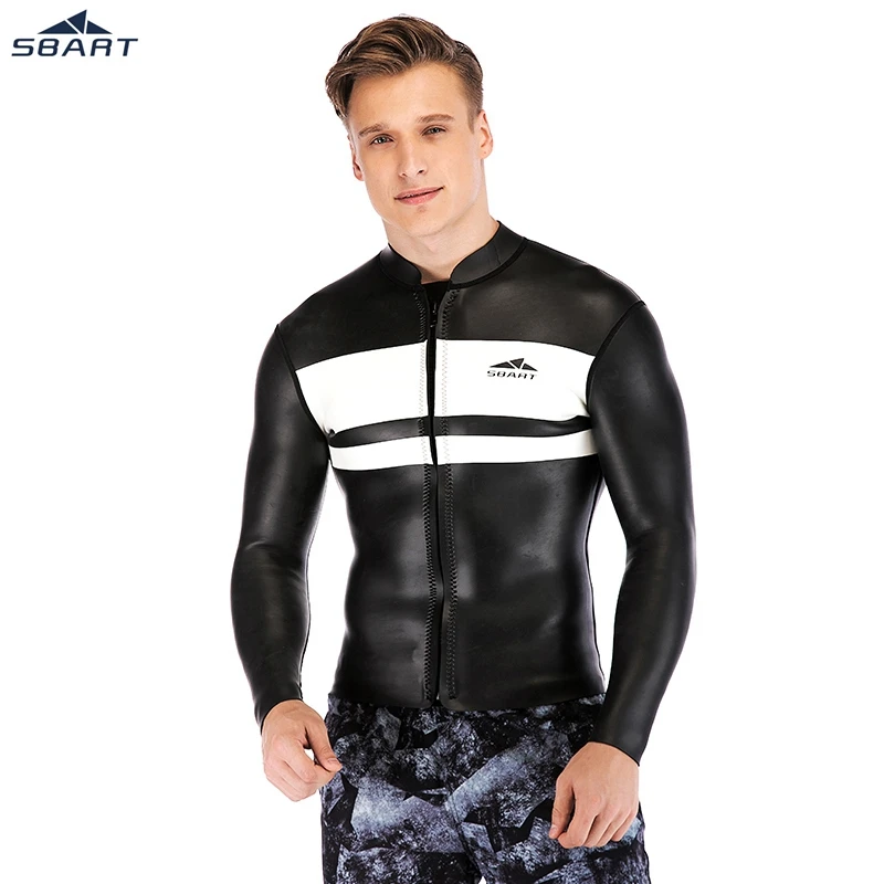 SBART 3mm Neoprene Scuba Diving Suit Jacket Windsurfing CR Light Jacket