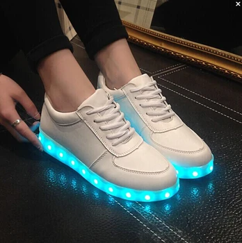 

2018 new Led Shoes Luminous Insulation Men Unisex Shoes New Comfortable Glowing Led Light Shoes Lovers Casual Flash Shoes