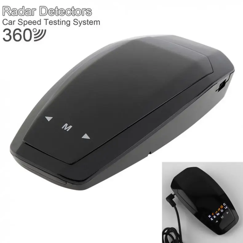 12V 360 Degree VB Car Radar Laser Detector LED Display ...