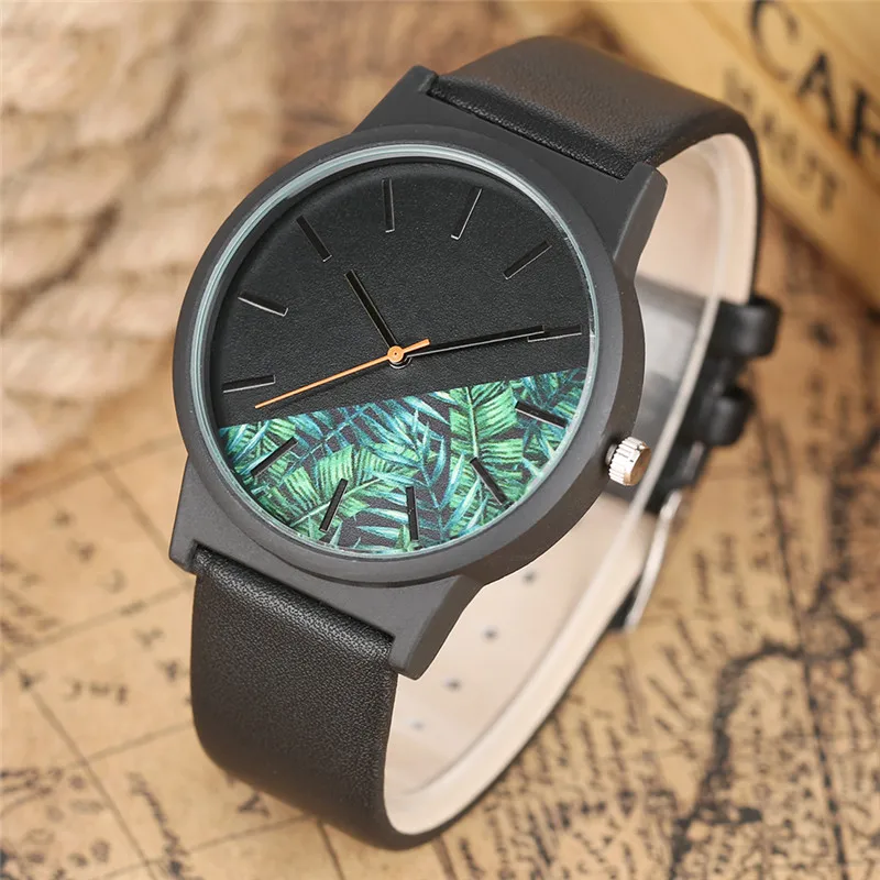 Уникальный унисекс часы тропические джунгли дизайн кварцевые наручные часы для мужчин женские креативные повседневные спортивные часы подарок на час Relojes