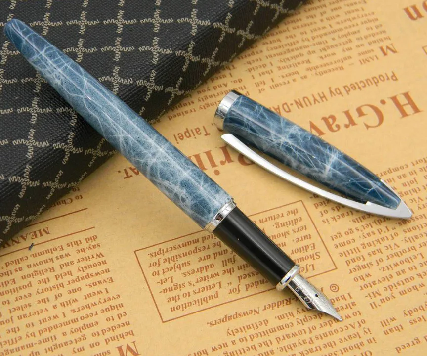 

NEW OFFICE GIFT COLOR SILVER GIFT 1PC JINHAO 0.5MM fountain pen