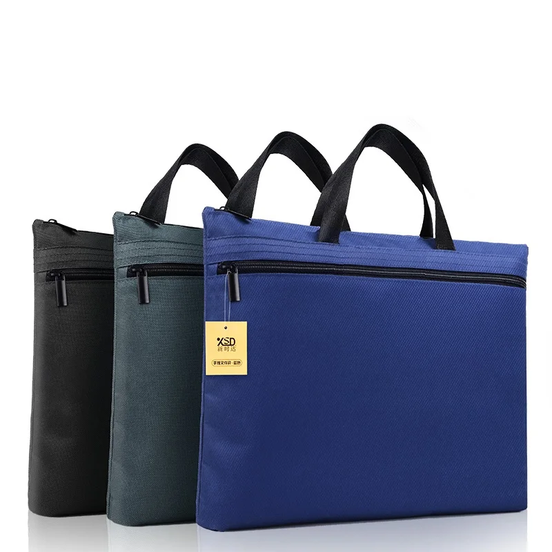 A4 Canvas Briefcase Office Traveling Document Bag, Waterproof Files