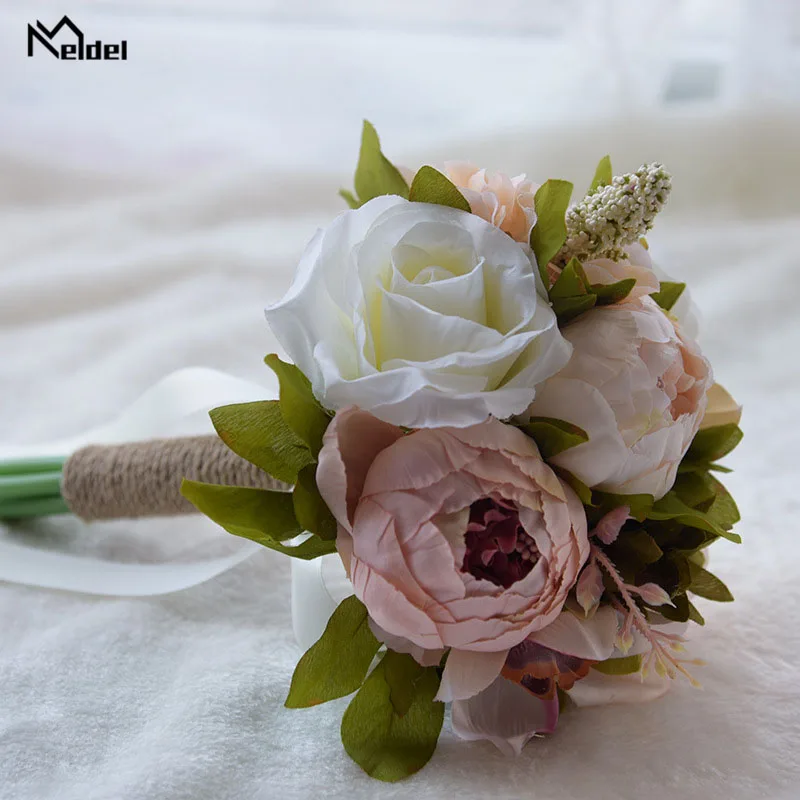 champagne white rose peony