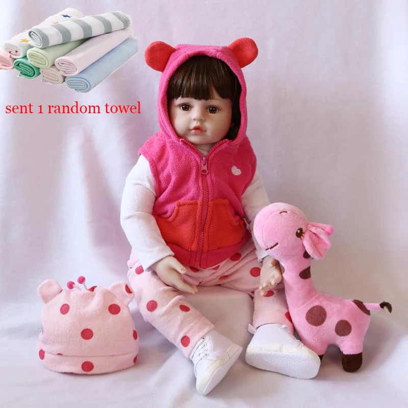45 см/60 см игрушка детская Кукла Reborn Baby Dolls силиконовые куклы Моделирование