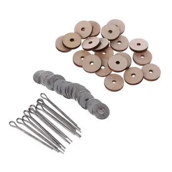 

10 Sets Wood Joints Connectors For Handmade Teddy Bear Craft Children Kids Toy DIY Scrapbooking Manual Handicraft Accessory