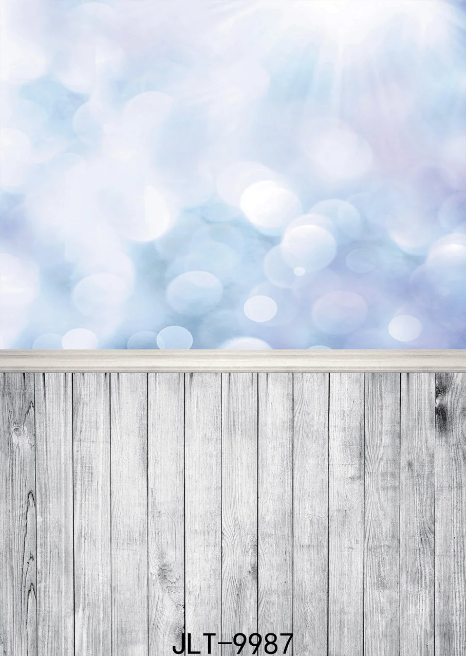 

Wooden Floor Photographic Background Wedding Baby Shower Backdrops Bokeh Customized Vinyl Photophone Background for Photo Studio