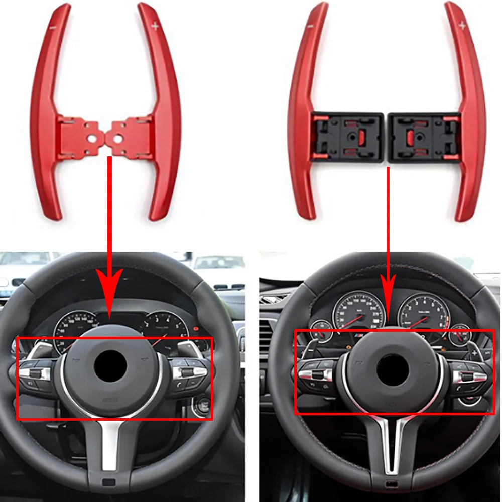

Steering Wheel Paddle Extension Shifter Replacement For BMW F20 F22 F31 F34 F35 F30 F32 F10 F18 F11 F07 F12 F02 F15 F16 F25 F26