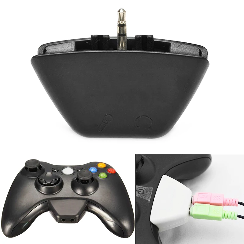 2PC Mini Headset Earphone Headphone Earphone microphone Converter for