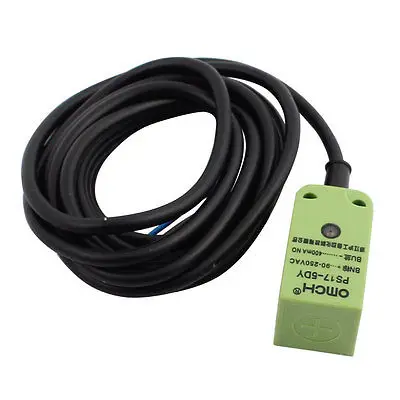 

PS17-5DY AC 90-250V 400mA NO 5mm Square Inductive Proximity Sensor Switch 2-wire