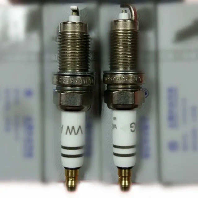 4pcs OEM Platinum Spark Plug Ignition plug For AUDI A1 A3 VW Golf Jetta Passat 2.8L SKODA SEAT 1