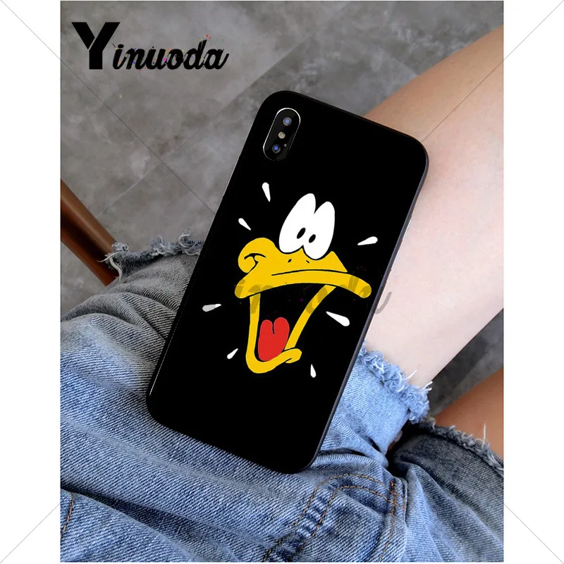 Мягкий чехол Yinuoda Looney tunies для мобильного телефона из ТПУ iPhone 5 5Sx 6 7plus 8 8Plus X XS MAX XR 11
