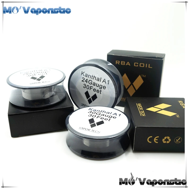 100 Original Vapor Tech Kanthal A1 Wire Resistance Wire 24g 26g 28g 30g 32g Gauge Ka1 Heating Wires For Rda Rta Rba Diy Atomizer Wire A1 Promotiona1 22 Aliexpress