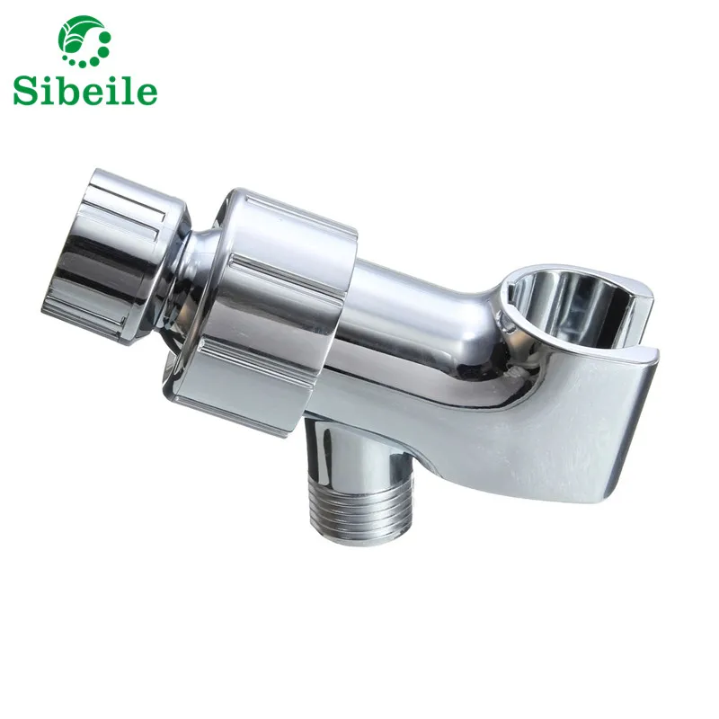 SBLE 3 way Diverter Valve Water Separator Shower Tee Adapter Adjustable Shower Head Holder Valve Bathroom Accessories ABS
