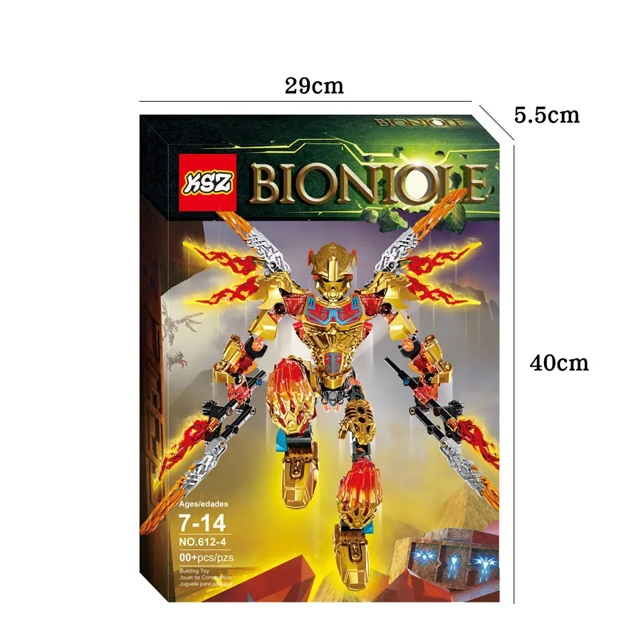 

Reedcall 209pcs Bionicle Onua and Terak Unity Set Building Toys Compatible Legoings Bionicle Construction Toys