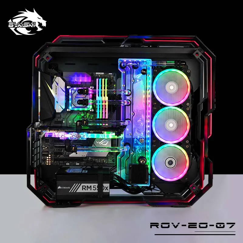 Водная охлаждающая пластина Bykski для ZEAGINAL 07 чехол RBW(5 В)/RGB(12 В) подходит охлаждения