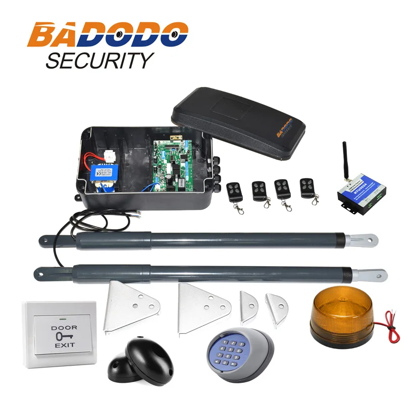 Ecnomical kit 200 кг двигатель автоматическая система автоворот Автоматическая GSM распашная открывалка gsm модуль беспроводной клавиатуры