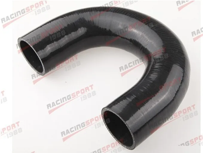 

3.5" 4 Ply 180 Degree Turbo Silicone Coupler Hose Pipe SIL180D3.5 black