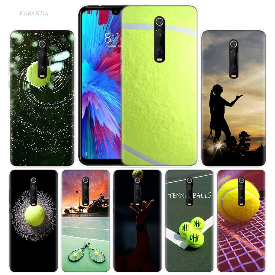 

Tennis Ball Movement Case for Xiaomi Redmi Note 7 7S K20 Y3 GO S2 6 6A 7A 5 Pro MI Play 9T A1 A2 8 Lite Poco F1 Soft Phone Bags