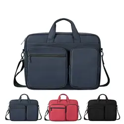 Большой ноутбук красный плеча сумочку для мужчин женщин портфель для путешествий Бизнес тетрадь сумка для 13 14 15 16 дюймов PC компьютер