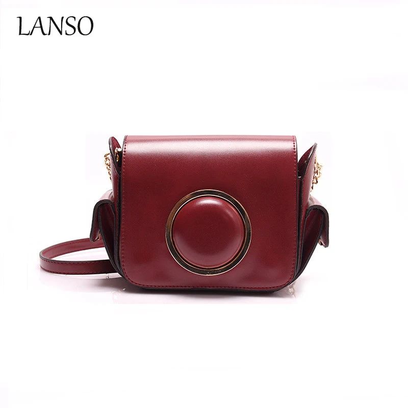 

2017 Spring PU Crossbody Bag Fashion Women Bag Simulation 3D Camera Bags Designer Brand Ladies Chain Shoulder Messenger Bag