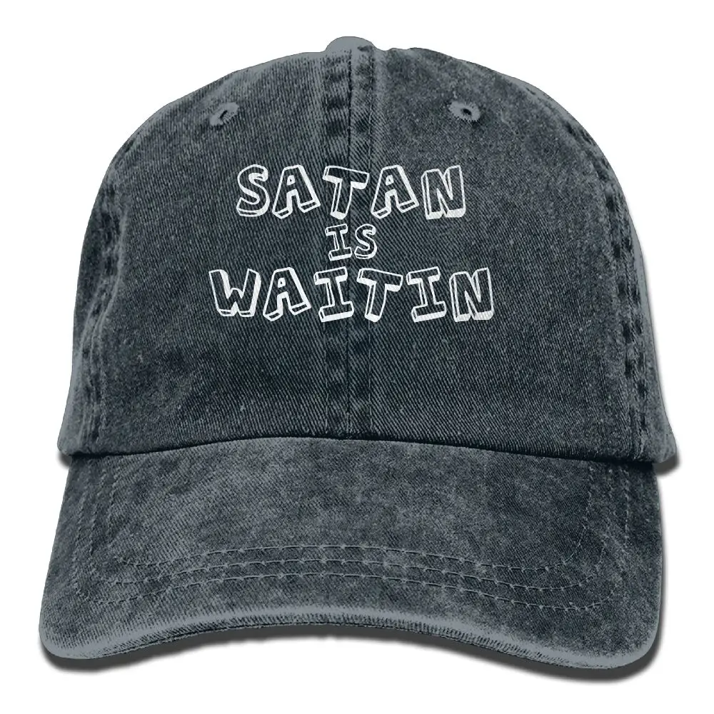 SAMCUSTOM сатана 3D Творческая личность Промытые джинсовые шапки осень лето для мужчин женщин гольф солнцезащитный козырек хоккейные шапки