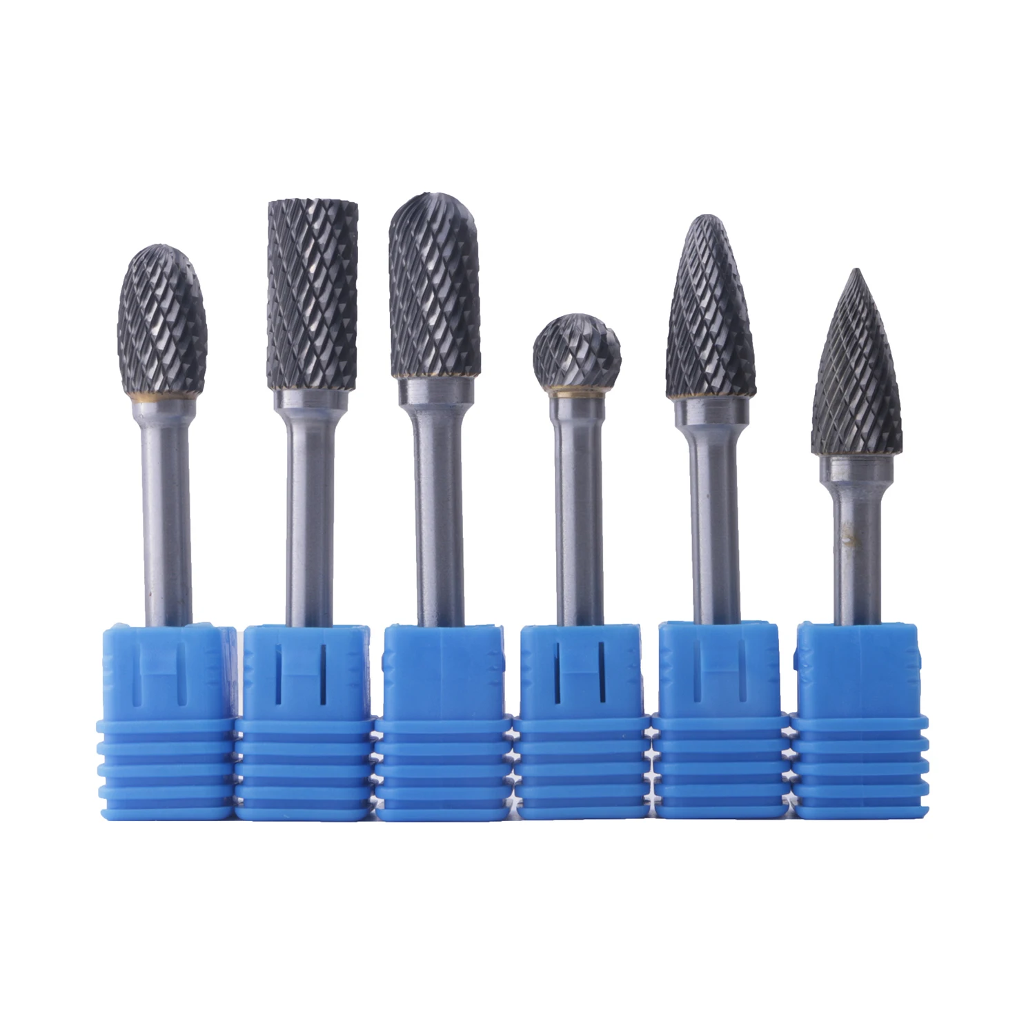 6pcs Tungsten Carbide Burr 1//4/" 6mm Rotary Cutter Files Set CNC Engraving 10mm