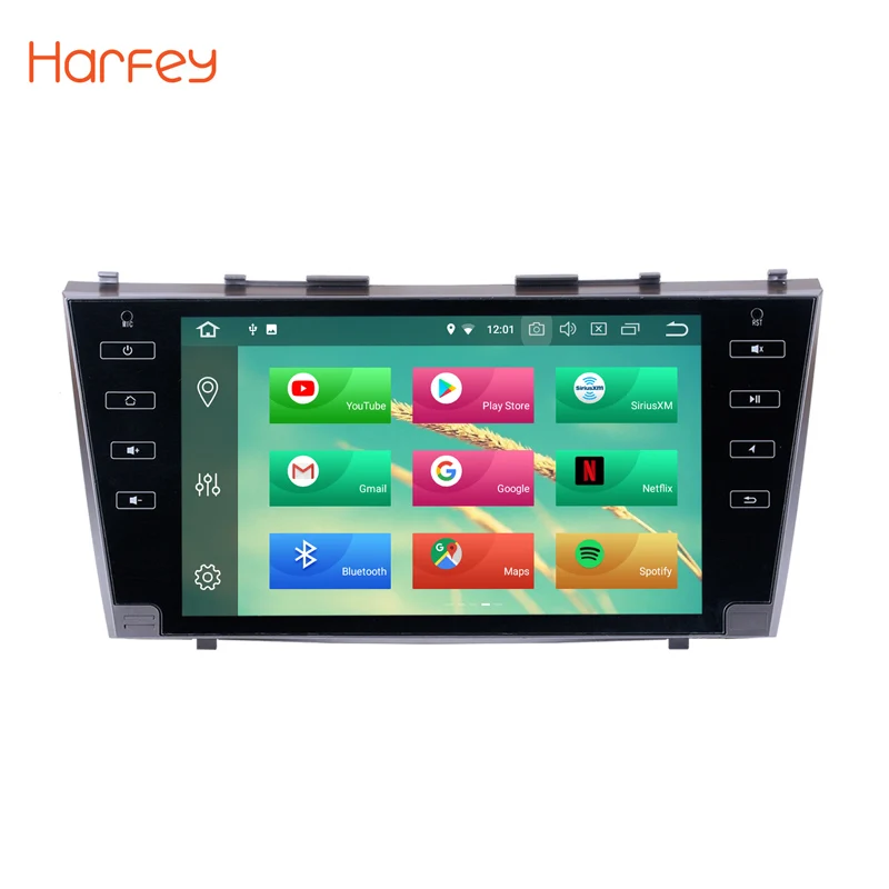 Harfey GPS автомобильный радиоприёмник для 2007 2008 2009 2010 2011 Toyota Camry 9 дюймов Android 8 0