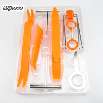 

Car styling 12pcs Car Radio Door Clip Panel Kit For Volkswagen vw POLO Tiguan Passat Golf EOS Scirocco Jetta Bora Lavida Touareg