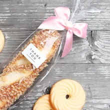 30 шт. розовая маленькая лента Бант бабочка подарочная сумка пакет лук Вечерние сувениры печенье декор для хлеба украшение