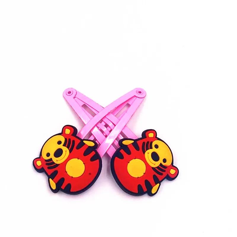 1 пара Kawaii мультяшный Микки Минни медведь тигр заколка для волос для девочек Детские аксессуары для волос заколка Шпильки детский подарок украшения для волос