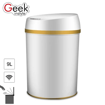 

Geekinstyle 9L Intelligent induction Trash Can PP material Multifunction automatic induction Sensor Eco-friendly Waste Bin