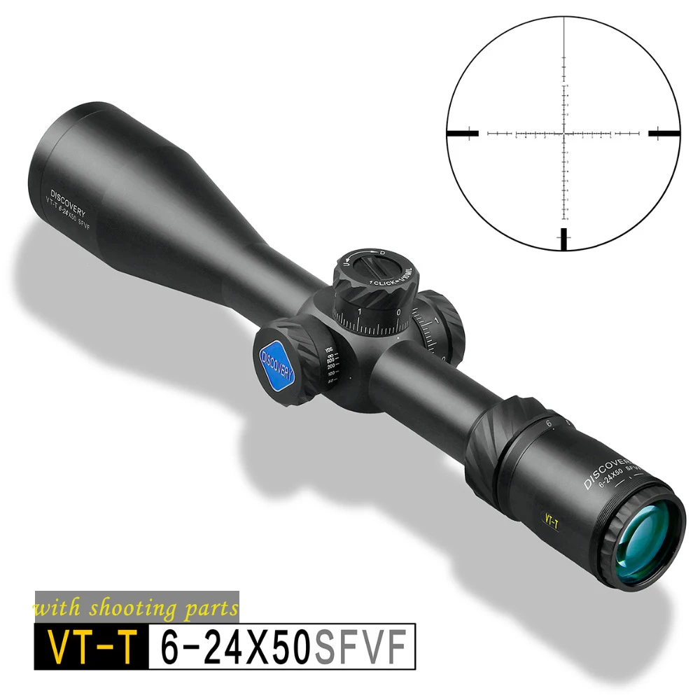 

Discovery VT-T 6-24X50SFVF Riflescope Hunting Airsoft Optics Scope Holographic Sight Reflex Reticle Tactical Gun Accessories