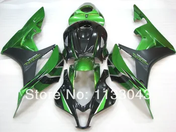 

100%Fit Fairing kit for CBR600 RR 2007 2008 F5 07 08 CBR600RR 07 08 injection mold black green fairing parts #S57A7T