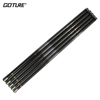 

Goture Telescopic Carbon Fiber Fishing Rod 8m 9M 10 M 11M 12M Ultra Long Hard Hand Stream Taiwan Fishing Rod Pole