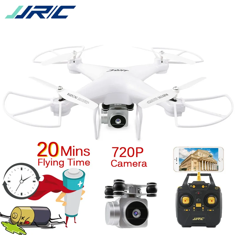 

JJR/C JJRC H68 Drone with Camera HD 720P Altitude Hold Headless Mode Outdoor RC Quadcopter Original Battery 20 Mins Fly Time