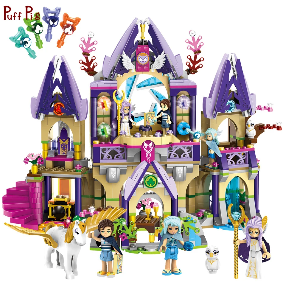 817pcs Emma House Magic Castle Elves Girl Figures Building Blocks Compatible Legoing Friends Bricks For Girl Birthday Gifts Toys 817pcs Emma House Magic Castle Elves Girl Figures Building Blocks Compatible Legoing Friends Bricks For Girl Birthday Gifts Toys