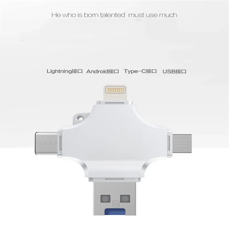 Suitable for Apple mobile phone card reader Multi-interface intelligence Support high speed TF Expand USB Smart | Автомобили и