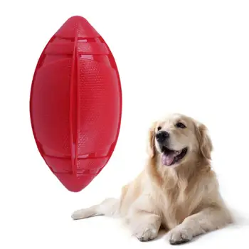 

Pet Dog Ball Toy Natural Non-toxic Rubber Football Style Dog Toy Cat Training Toy for Small Medium Large Dogs