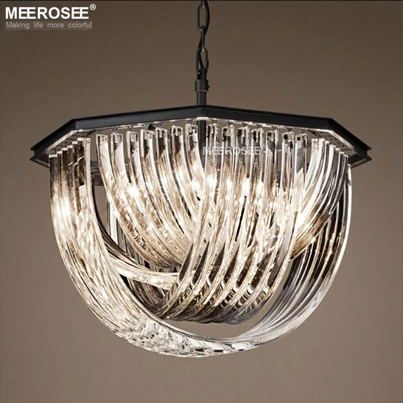 

Vintage Crystal Chandelier Light Fixture Lamp Retro Style Suspension Lamparas luminaires for Foyer Restaurant Cafe Hotel Project