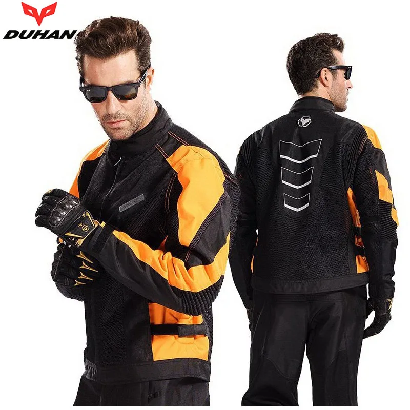 Летняя куртка DUHAN moto rcycle, штаны с защитой, мотоэкипировка, брюки, одежда M, L, XL, XXL