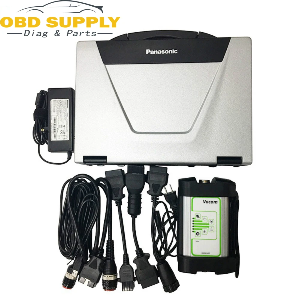 

For Volvo 88890300 Vocom Interface Truck Diagnostic Tool For Re-nault/UD/Mack/Vo-lvo with CF 52 laptop Online Update