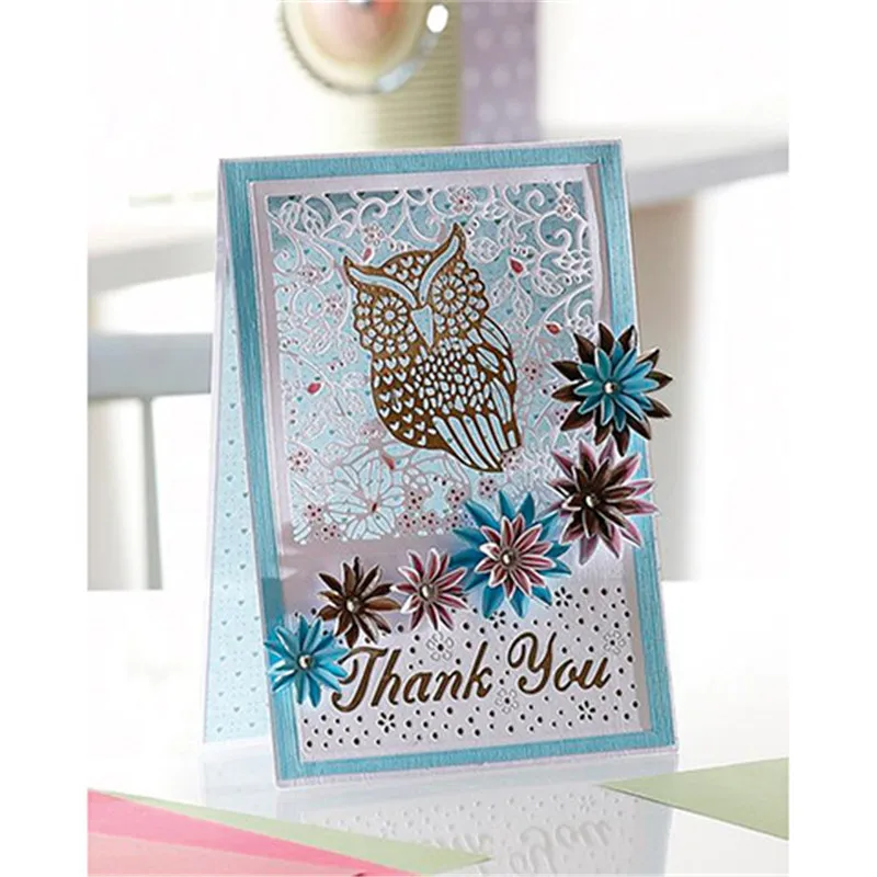 

Naifumodo Thank You Metal Cutting Dies for Scrapbooking Card Making Album Embossing Crafts Diecut Stencil Christmas New 2018