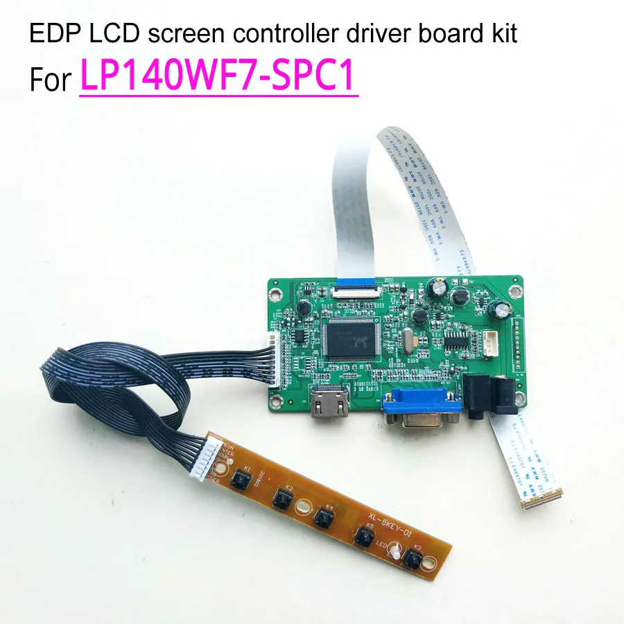 For LP140WF7 SPC1 1920 1080 14 inch 30 pin WLED 60Hz EDP notebook LCD screen HDMI