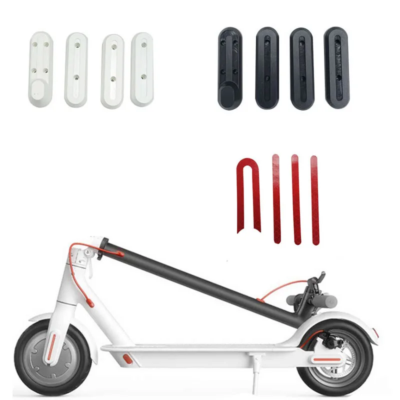 

For Xiaomi M365 Electric Smart Scooter Wheel Hubs Cap Protective Shell Case With Sticker Decals Skateboard Replacement Parts