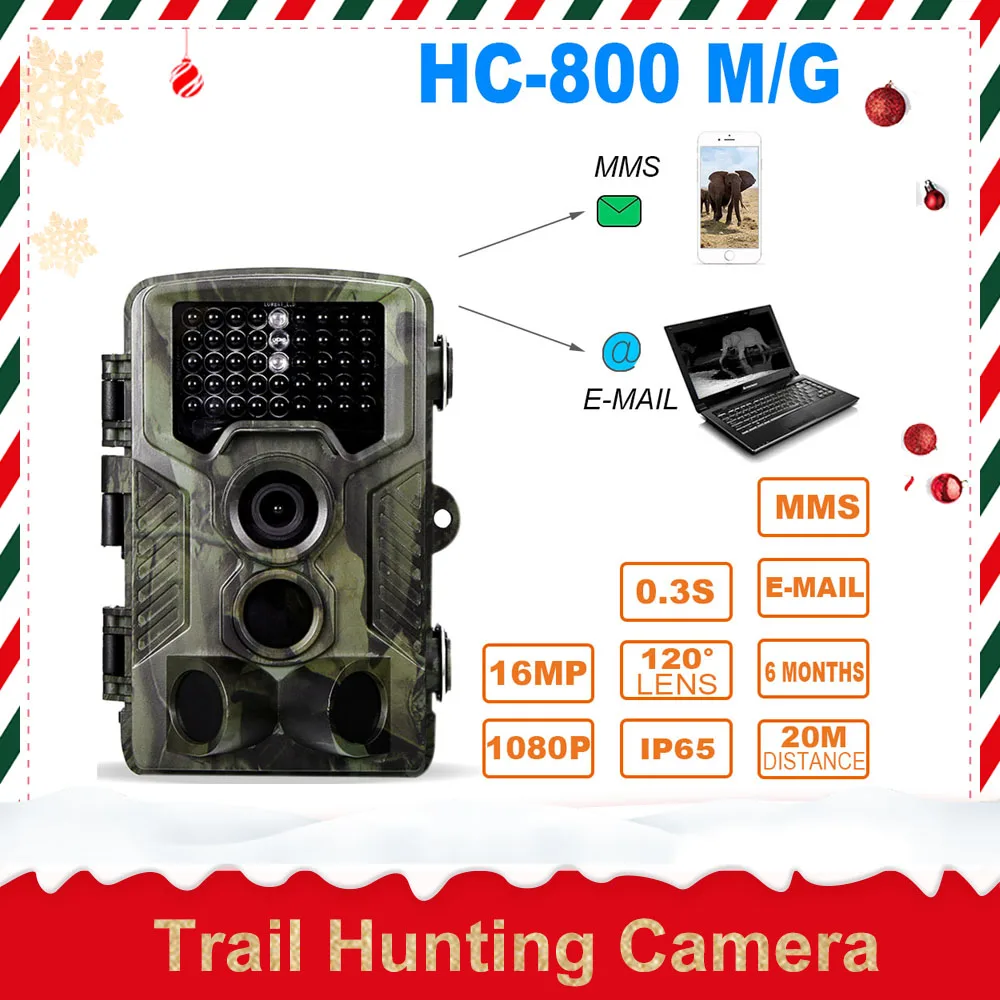 

Lixada 16MP Hunting Camera 2G SMS Photo Traps Camera Trail Cameras Infrared Night Vision Wildlife Scouting Hunting Wild Camera