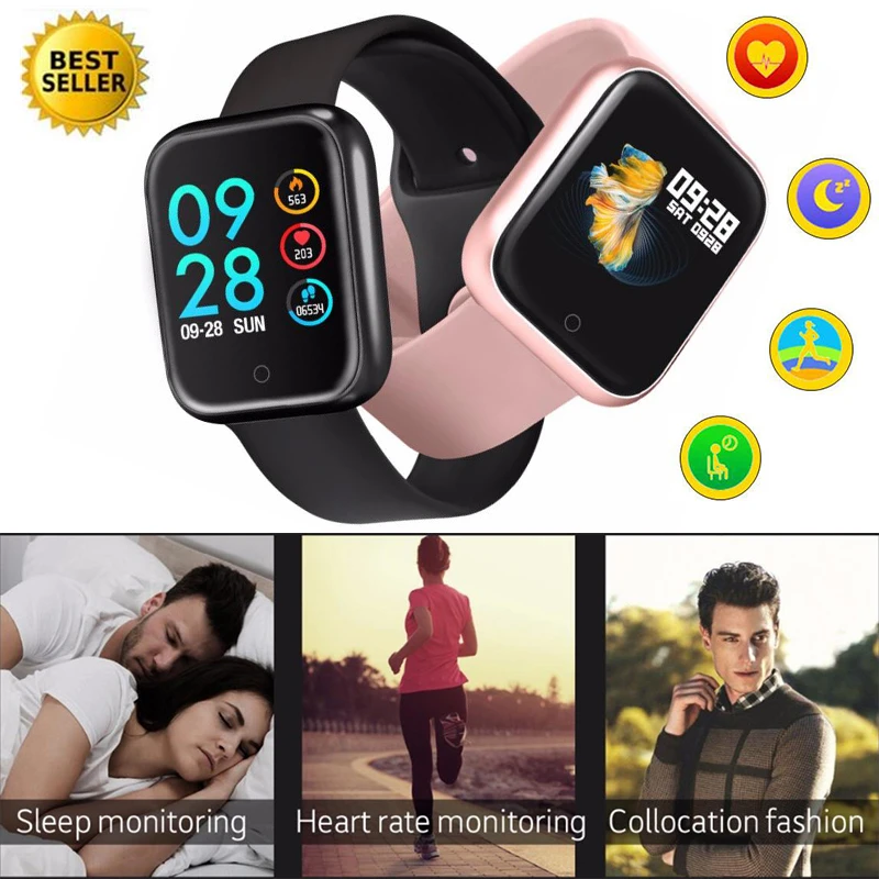 

Fitness Smart Watch Bracelet Watch Blood Pressure Heart Rate Monitor Pedometer Tracker Waterproof Smartwatch For Android IOS